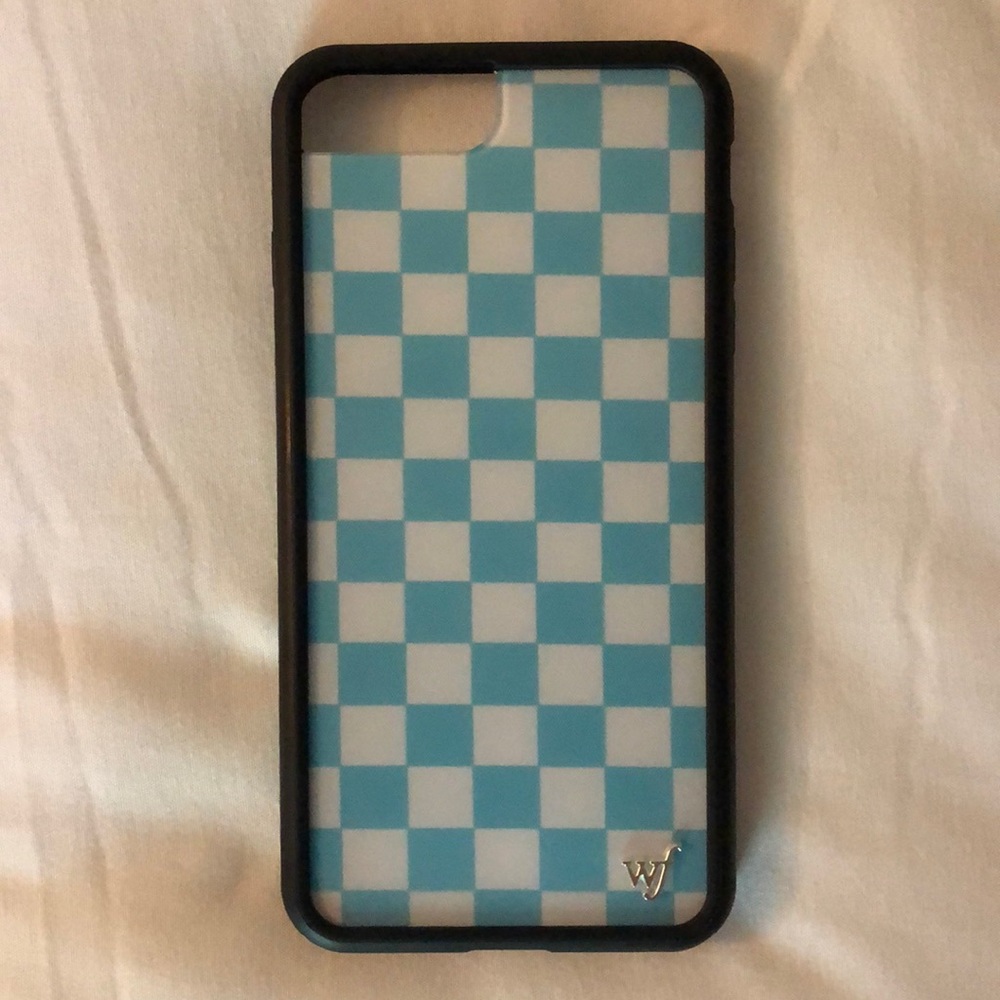 NEW Wildflower Blue Checkered iPhone 8/7 Plus Case
